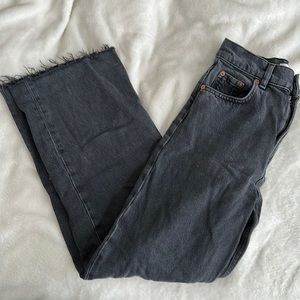 Zara 90s Full Length Jeans (Black)